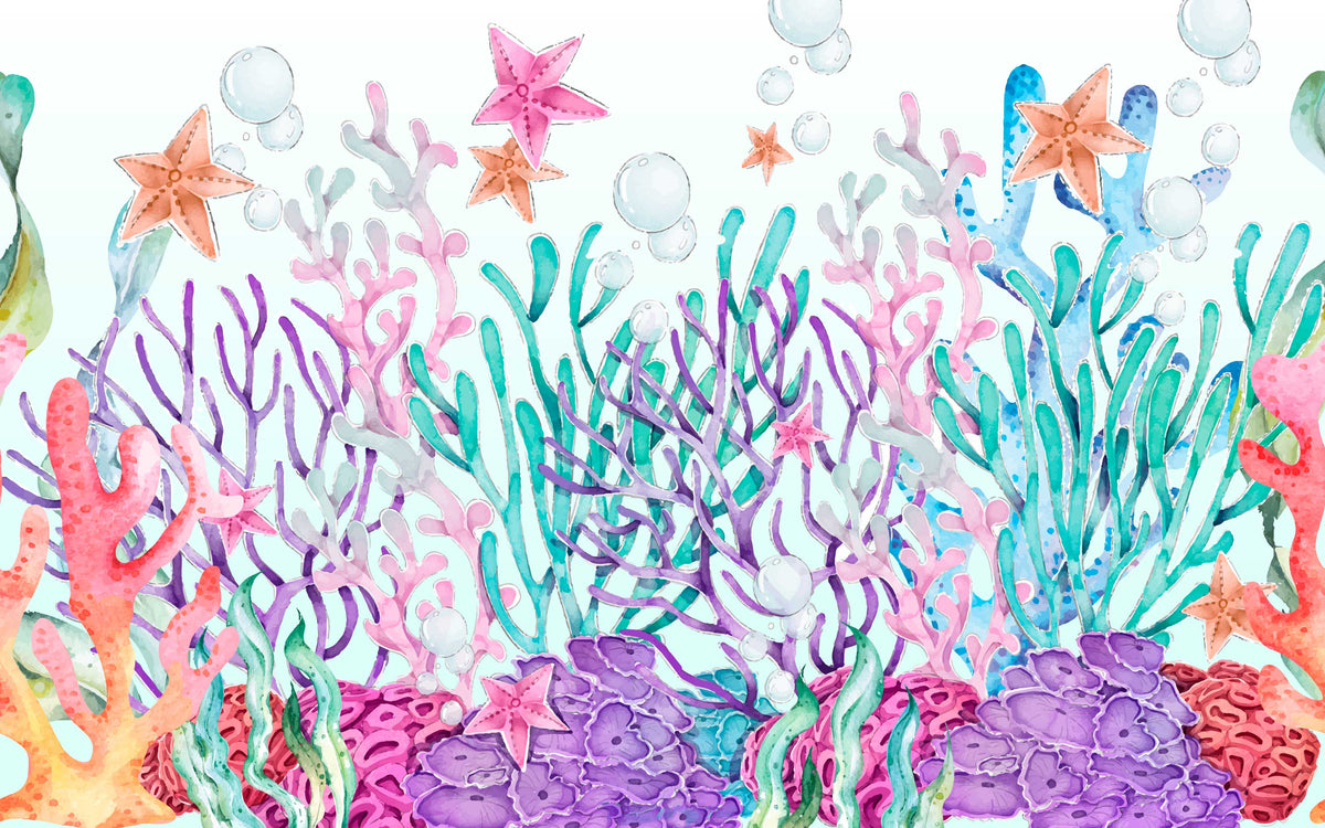 Aperçu du cadrage de Jardin de coraux – Multicolore