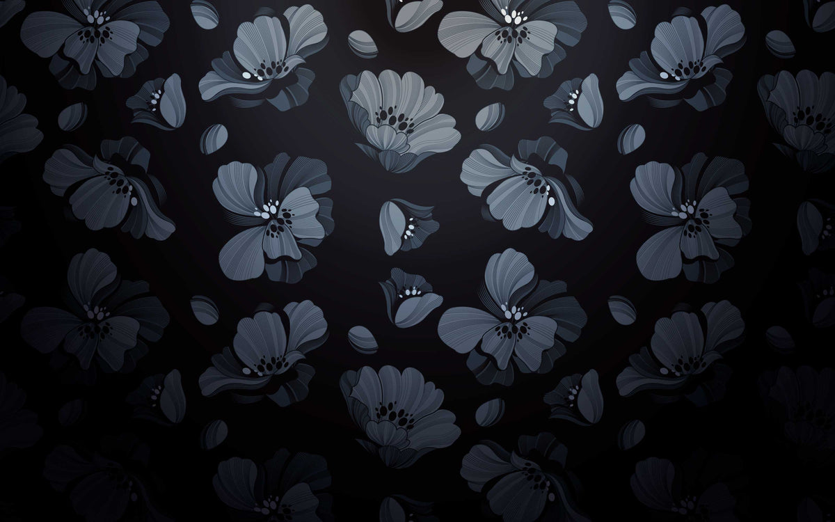 Aperçu du cadrage de Fleurs de nuit – Noir