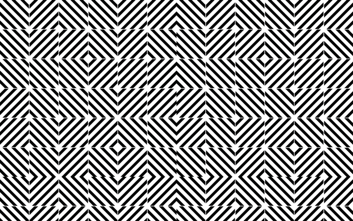 Aperçu du cadrage de Illusion optique – Noir et blanc