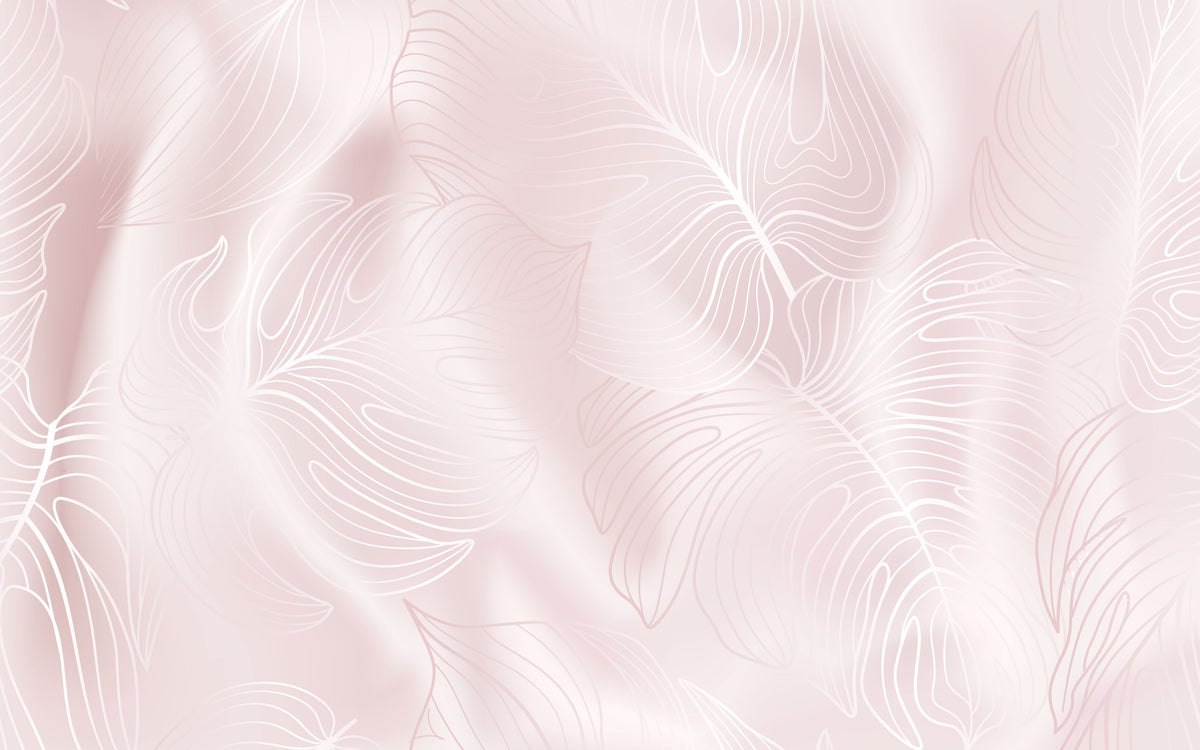 Aperçu du cadrage de Monstera soyeux – Rose poudré