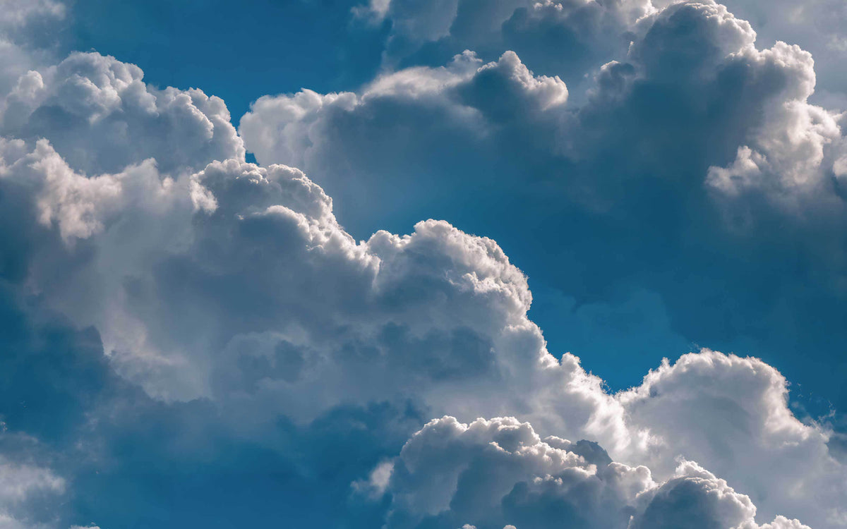 Aperçu du cadrage de Nuages – Bleu