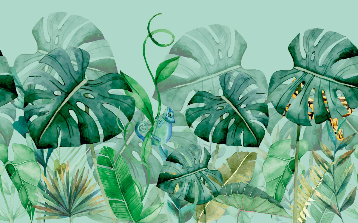 Aperçu du cadrage de Oasis tropicale – Émeraude