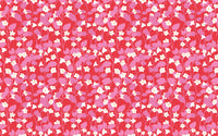Détail du motif du papier peint panoramique Confettis fleuris
