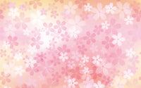 Détail du motif du papier peint panoramique Fleurs roses aquarelle