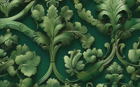 Détail du motif du papier peint panoramique Ornements en relief